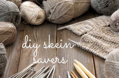 How to make your own skein savers from knitting in the park
