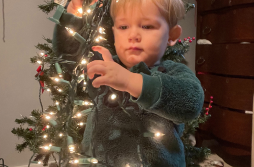 Celtic Christmas Tree Skirt Knitting Pattern