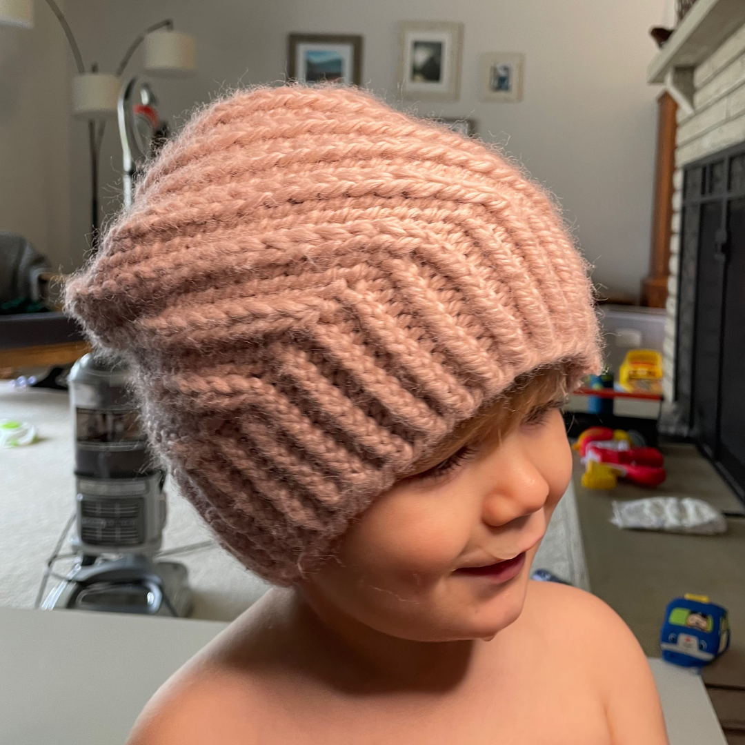 Evelyn Hat Free Knitting Pattern from Knitting in the Park