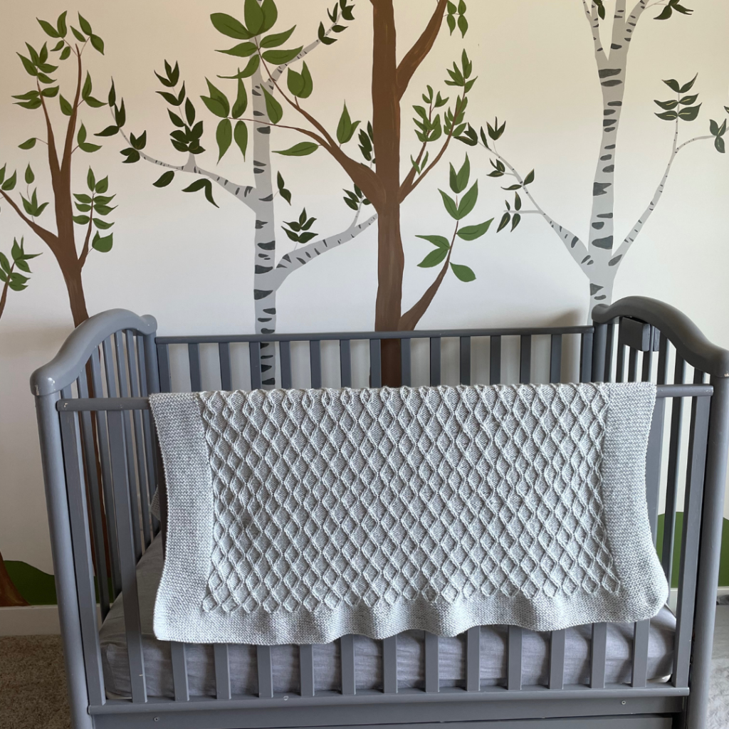 The Avery Blanket in our Nursery