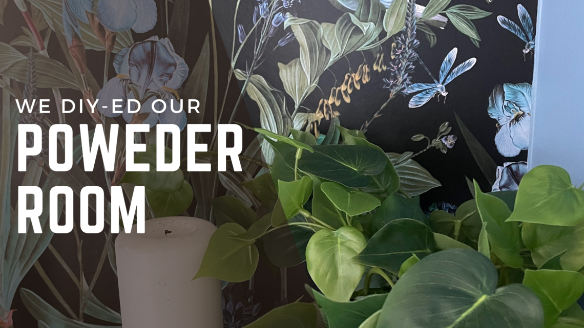 Powder Room DIY Header Image
