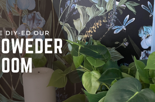 Powder Room DIY Header Image