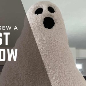 How to Sew Your Own Ghost Pillow