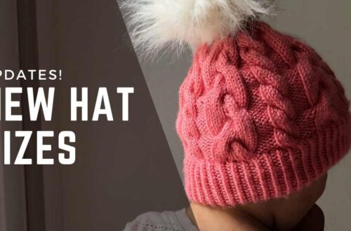 New Hat Sizes for Fynn and Avery's Hats from Knitting in the park