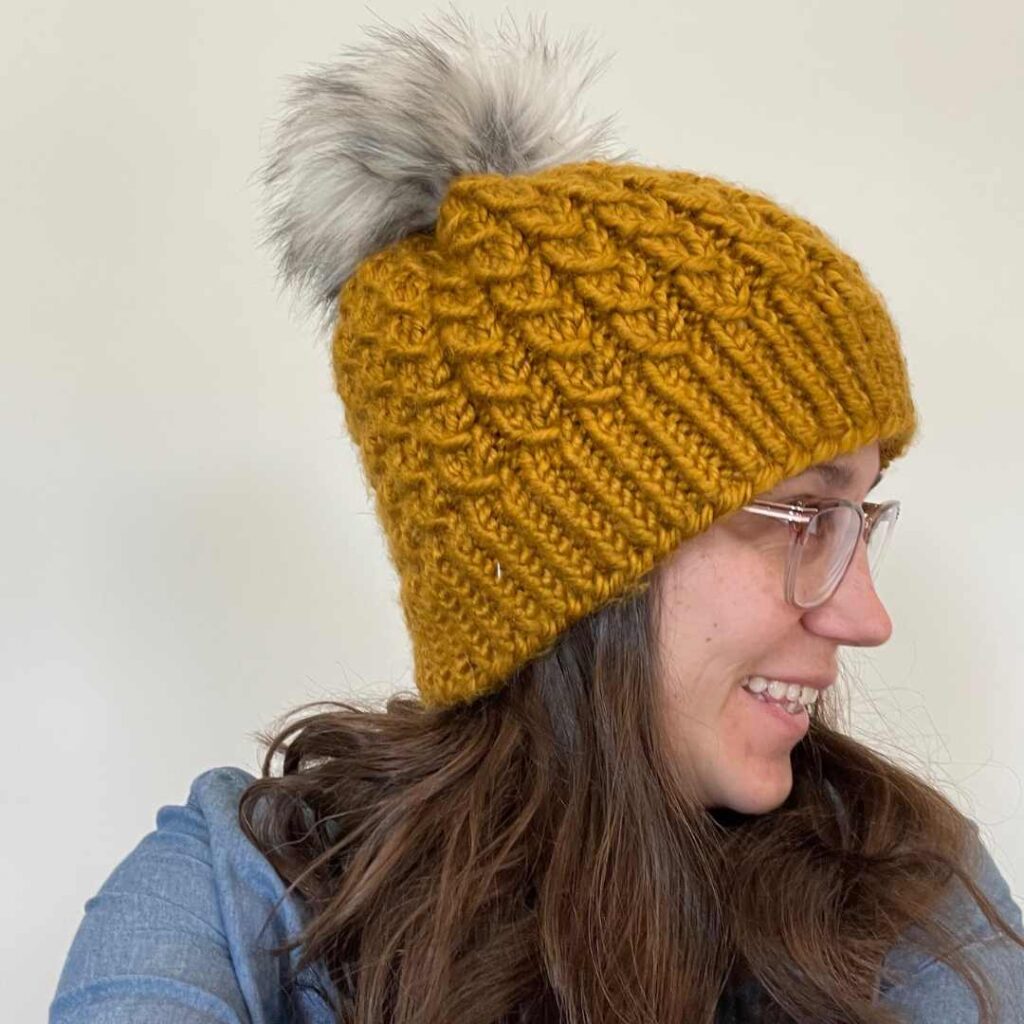 The Mockup Hat with Mock Cables from Knitting in the Park