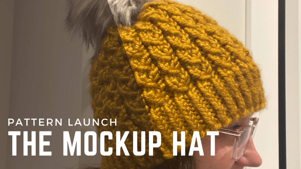 The Mockup Hat Pattern Launch from Knitting in the Park
