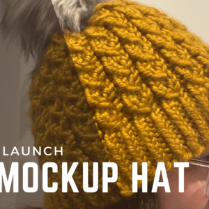 The Mockup Hat Pattern Launch from Knitting in the Park
