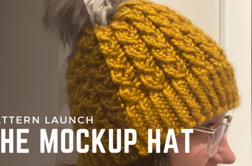 The Mockup Hat Pattern Launch from Knitting in the Park