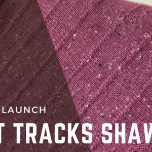 First Tracks Shawl Knitting Pattern by Knitting in the Park