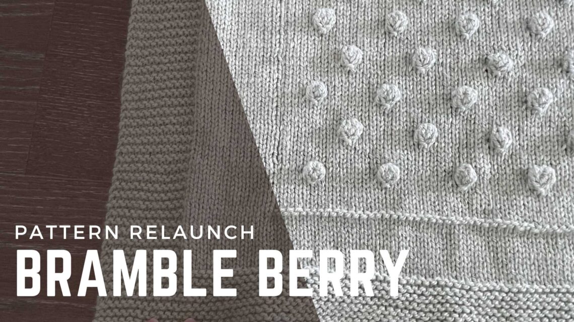 Bramble Berry Blanket free knitting pattern