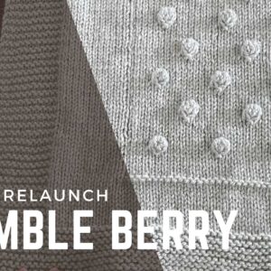 Bramble Berry Blanket free knitting pattern