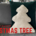 Christmas Tree Pillow Knitting Pattern Cover Image