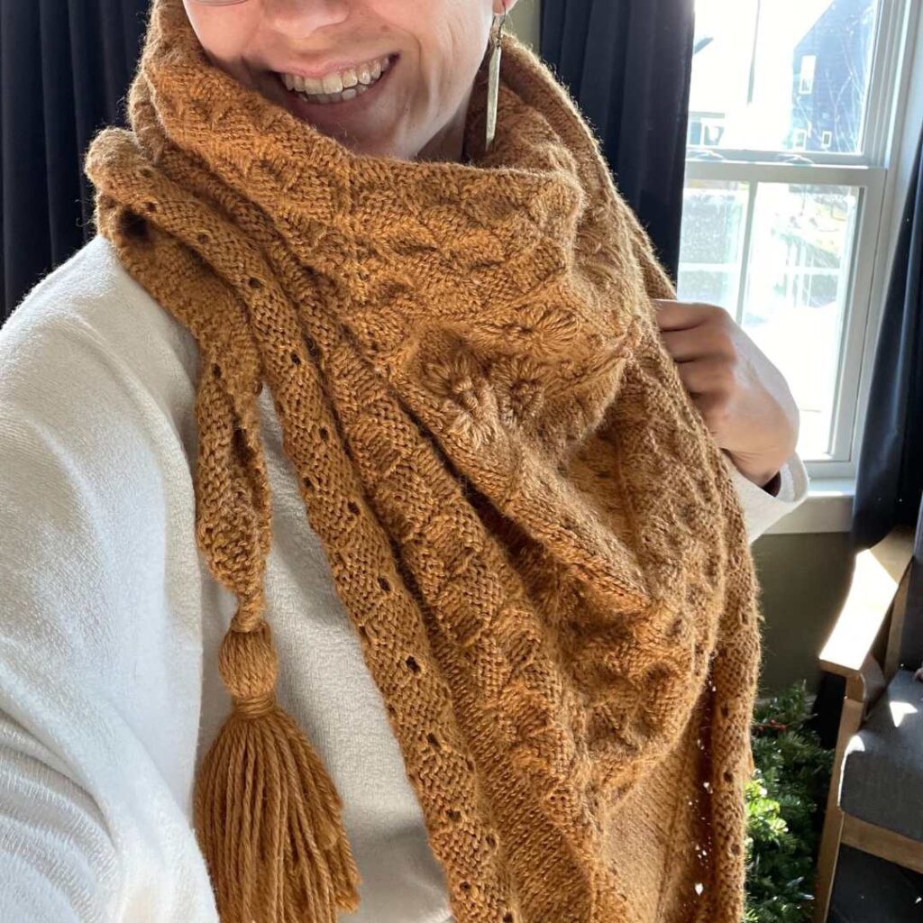 Marigold's Shawl Launch