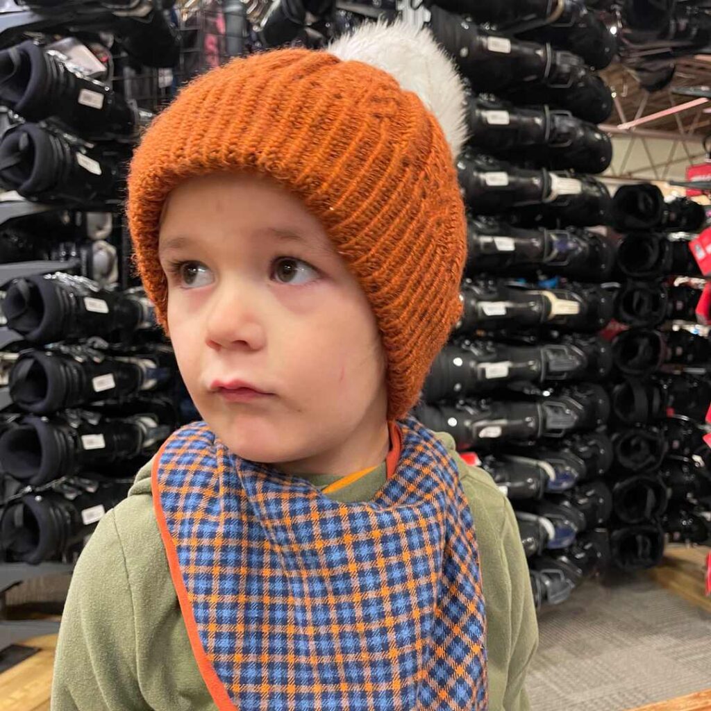 Bjorn's Hat Knitting Pattern makes the perfect apres ski hat.