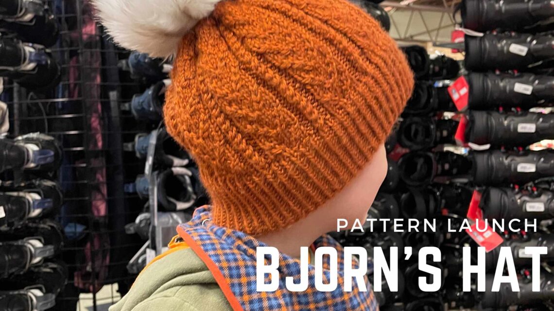 Get this awesome unisex hat pattern, Bjorn's Hat, from Knitting in the Park