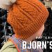 Get this awesome unisex hat pattern, Bjorn's Hat, from Knitting in the Park