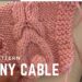 Bunny Cable Knitting Pattern free from Knitting in the park