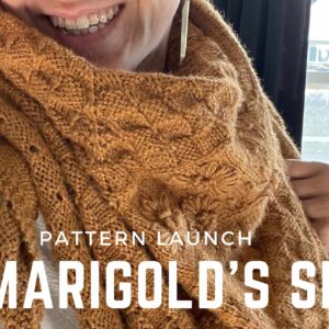 Knit the Marigold's Shawl from Knitting in the Park the perfect accessory this winter.