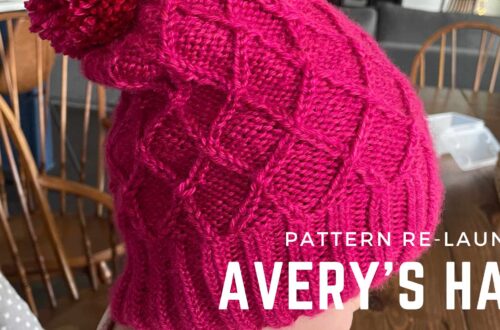 Avery's Hat Version 2 is now available from Knitting in the Park