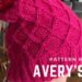 Avery's Hat Version 2 is now available from Knitting in the Park