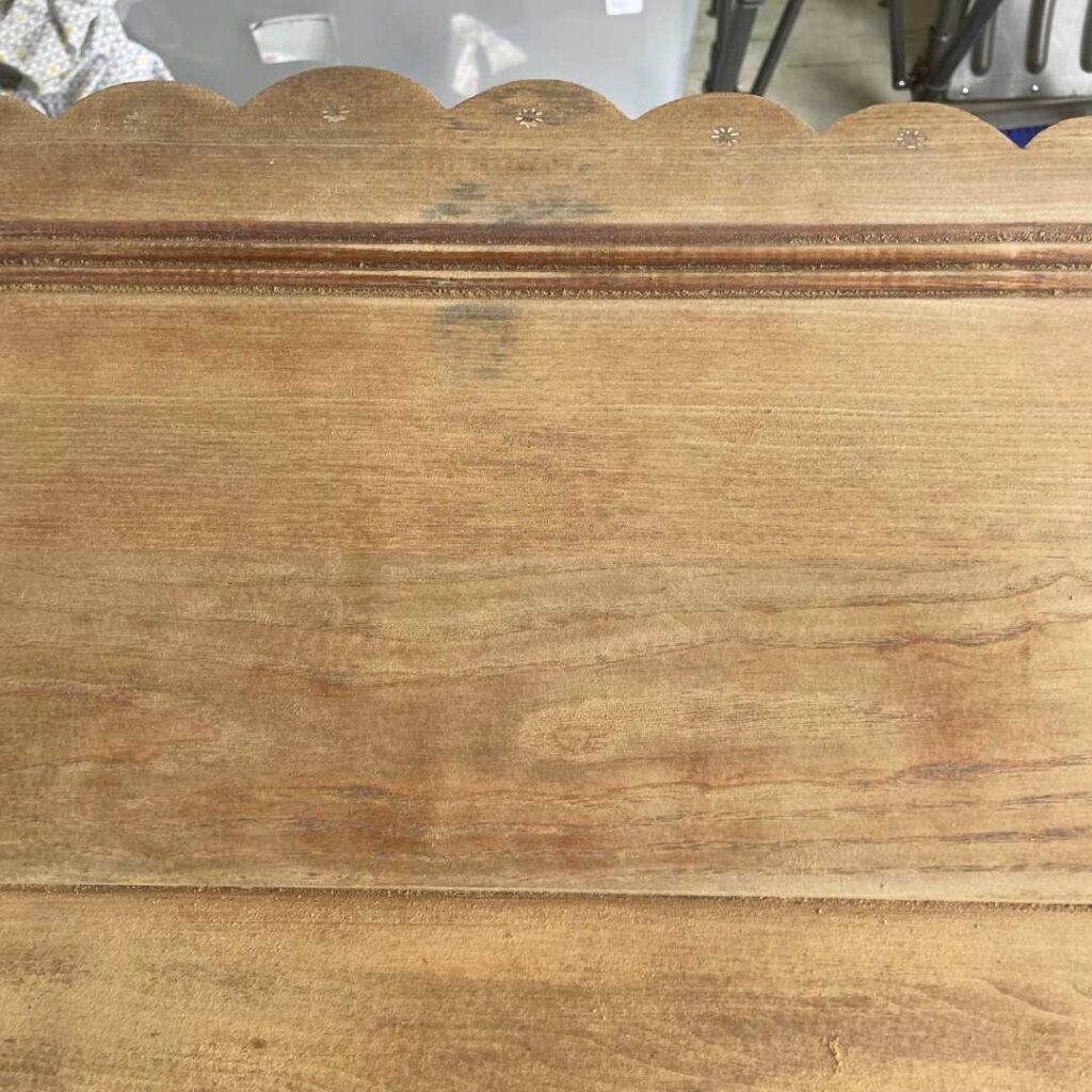 Don't be afraid if your wood needs a bit of sanding and love after learning how to remove the chalk paint. There's often beautiful wood under the surface. 