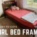 From chalky to cute! This Antique got a glow up to become my daughter's big girl bed frame
