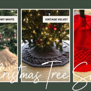 Christmas Tree Skirt Knitting Patterns from Knitting in the Park