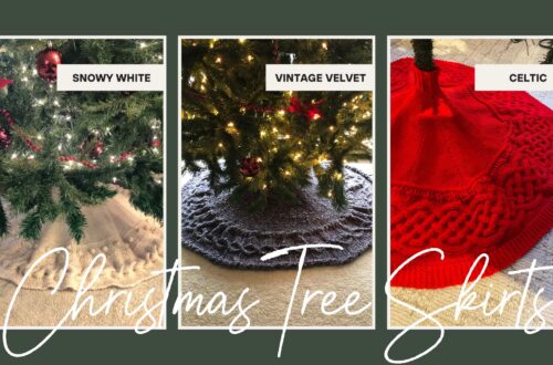 Christmas Tree Skirt Knitting Patterns from Knitting in the Park