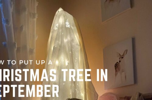 How to put up a Christmas Tree in September and still be on speaking terms with your partner.