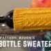 Bjorn's Wine Bottle Sweater: A cabled pattern with simply sweet details