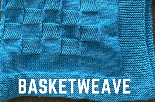 Basketweave Baby Blanket