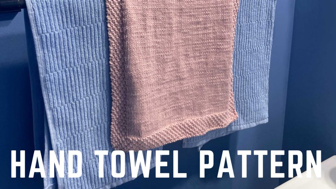 Double Seed Stitch Hand Towel Pattern - A Free Knitting Pattern