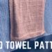 Double Seed Stitch Hand Towel Pattern - A Free Knitting Pattern