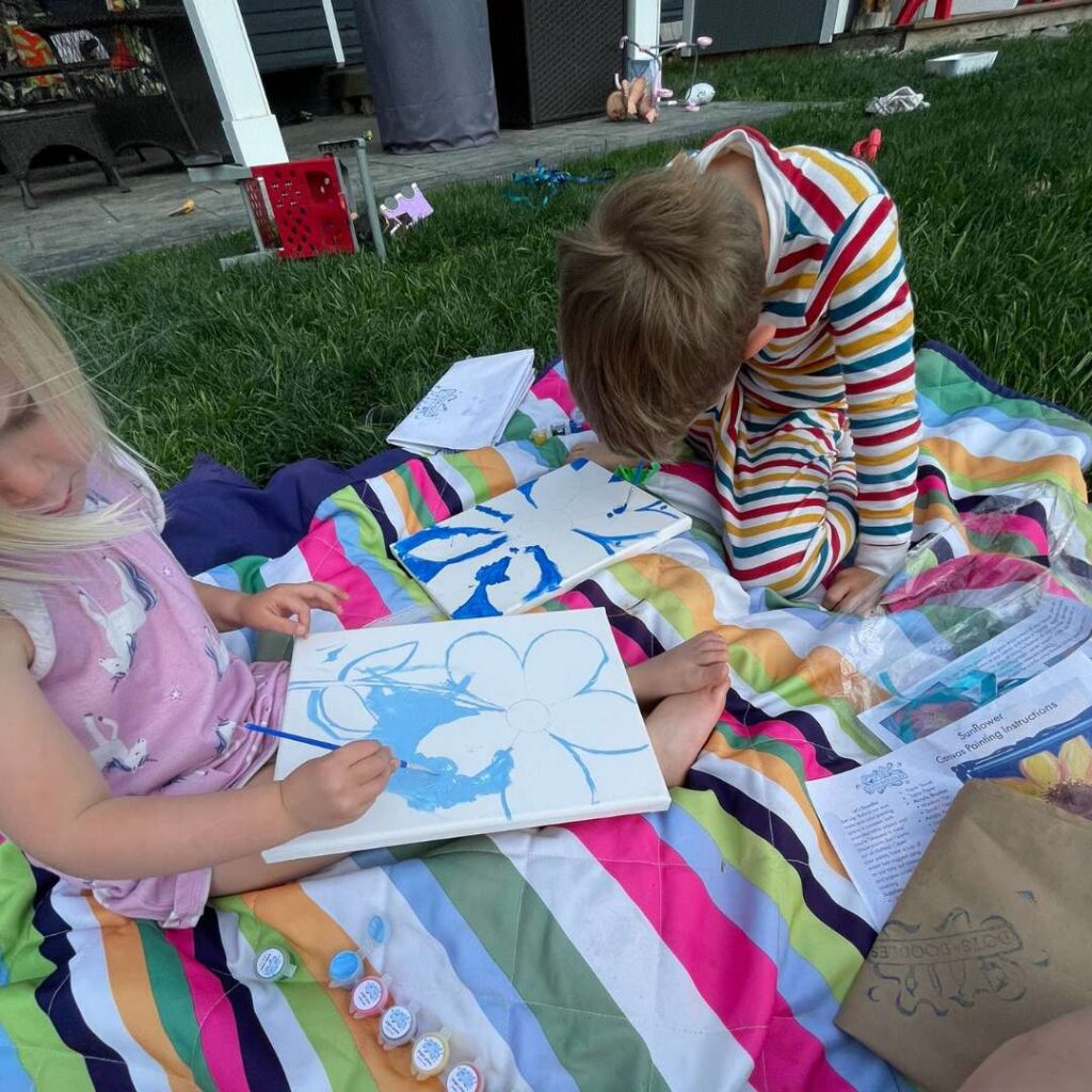Premade art kits for kids from Dots and Doodles in Wexford