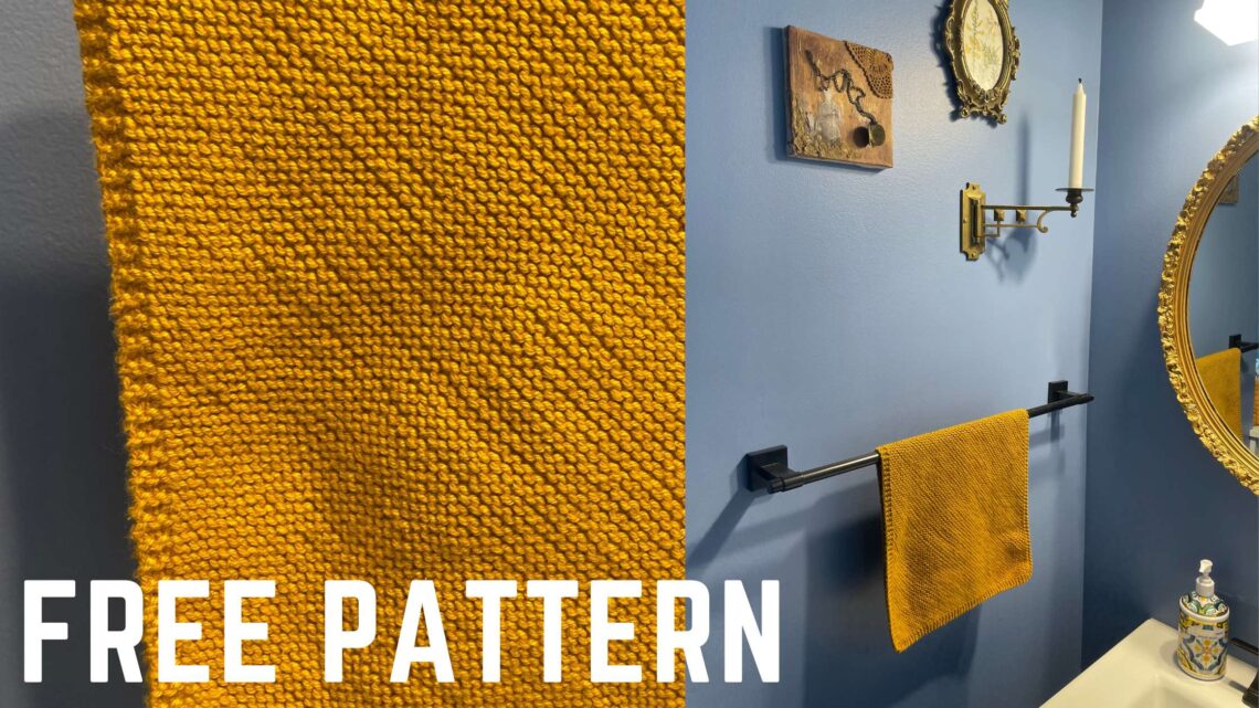 Hand Towel Knitting Pattern