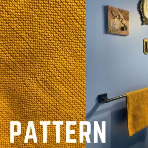 Hand Towel Knitting Pattern