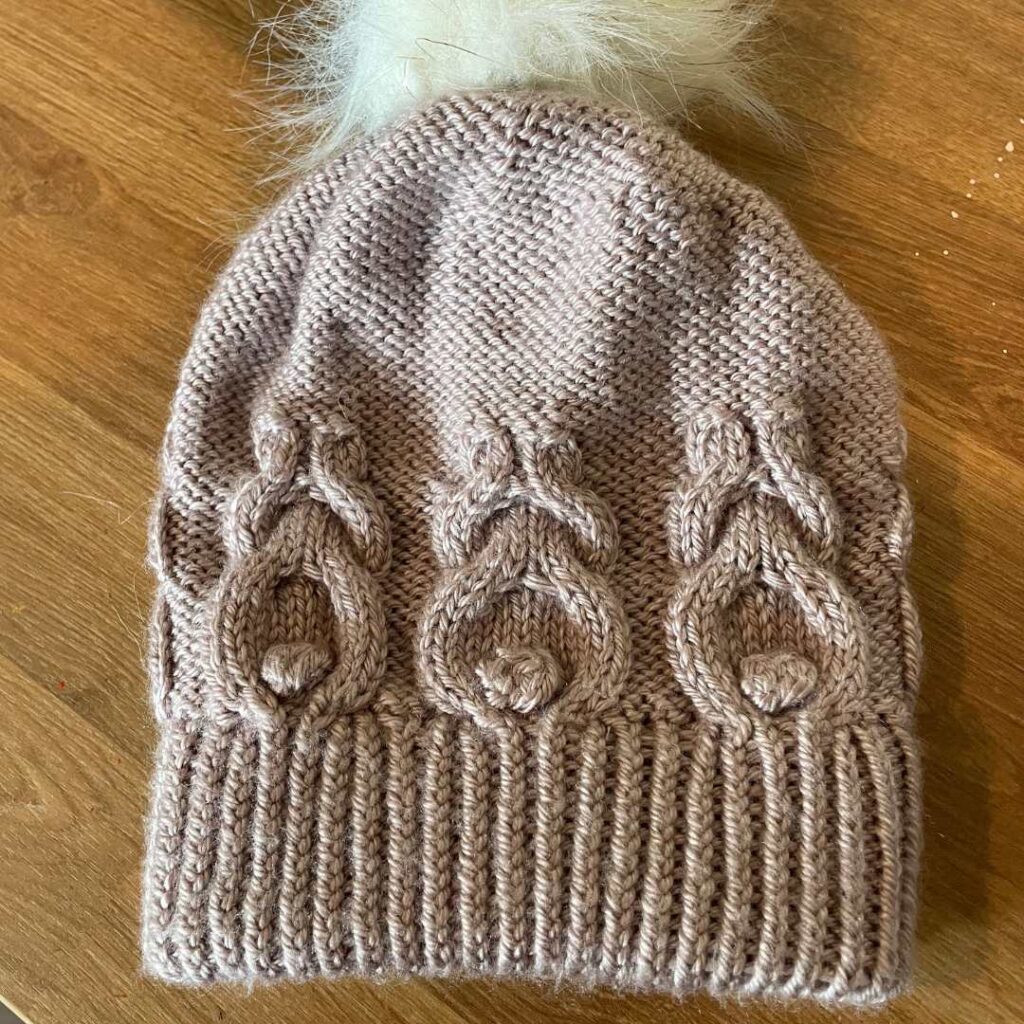Get the Pattern to Knit Nora's Hat here from Knitting in the Park!
