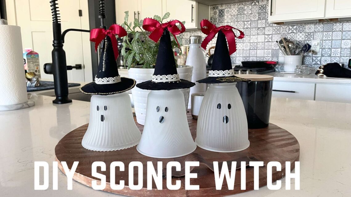 DIY Sconce Witch: using a simple thrift shop item for super sweet decor