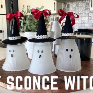 DIY Sconce Witch: using a simple thrift shop item for super sweet decor