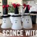 DIY Sconce Witch: using a simple thrift shop item for super sweet decor