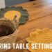 How to Make a Spring Table Setting