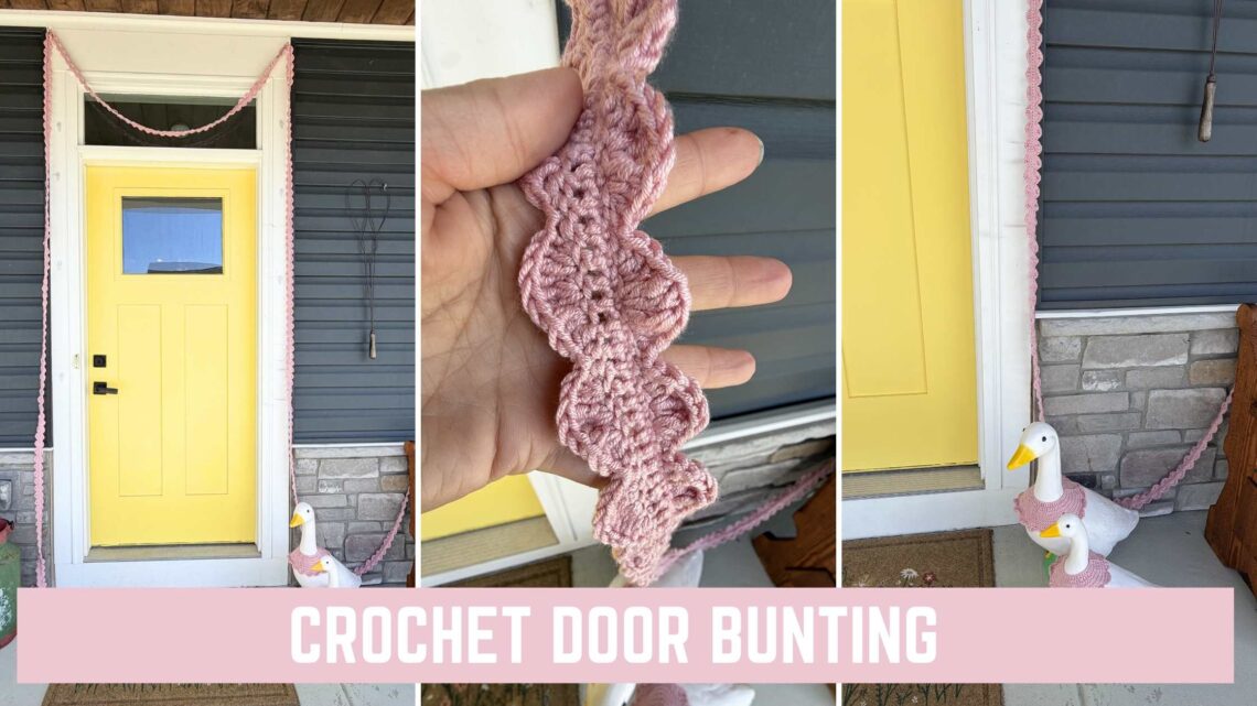 Scallop Crochet Door Bunting - Free Crochet Pattern from Knitting in the Park