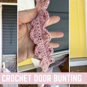 Scallop Crochet Door Bunting - Free Crochet Pattern from Knitting in the Park