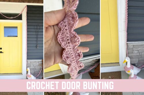 Scallop Crochet Door Bunting - Free Crochet Pattern from Knitting in the Park