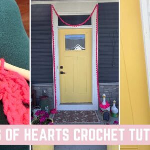 String of Hearts Crochet Tutorial Review from Knitting in the Park