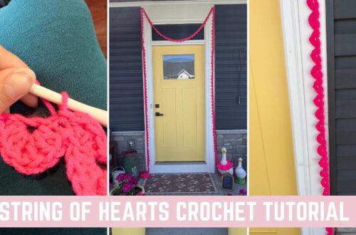String of Hearts Crochet Tutorial Review from Knitting in the Park