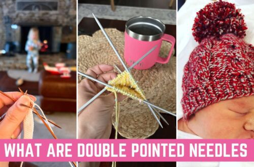What are double pointed needles from Knitting in the Park