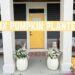 Faux Pumpkin Planters