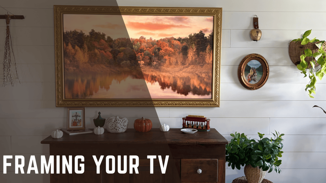 Framing your TV with Trim from Lowe's