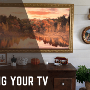 Framing your TV with Trim from Lowe's
